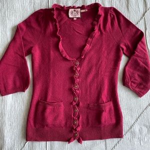 Juicy Couture Cashmere and Wool Cardigan size S